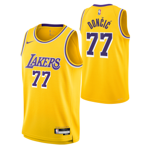 Magnífico Luka Dončić Los Angeles Lakers Nike Unisex Swingman Jersey Icon Edition Gold