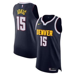 Increíble Nikola Jokic Denver Nuggets Nike Authentic Jersey Icon Edition Navy