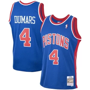Práctico Joe Dumars Detroit Pistons 1988/89 Hardwood Classics Swingman Jersey Blue
