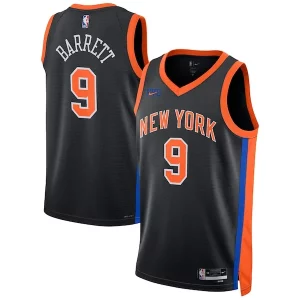 Delicioso RJ Barrett New York Knicks Nike Unisex 2022/23 Swingman Jersey City Edition Black