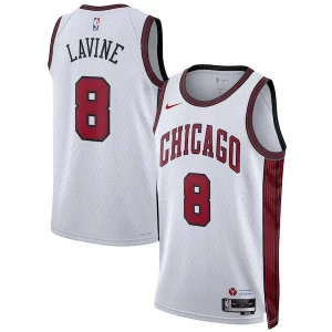 Lujoso Fácil de llevar Zach LaVine Chicago Bulls Nike Unisex 2022/23 Swingman Jersey City Edition White