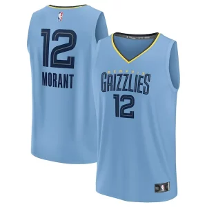Atractivo Sofisticado Genial Ja Morant Memphis Grizzlies Youth Fast Break Replica Player Jersey Statement Edition Light Blue