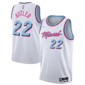 Fácil de llevar Único Jimmy Butler Miami Heat Nike Unisex 2024/25 Swingman Player Jersey City Edition White