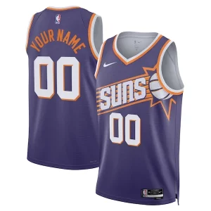 Increíble Phoenix Suns Nike Unisex Swingman Custom Jersey Purple Icon Edition