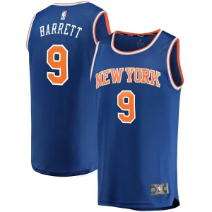 Cool Exquisito Magnífico RJ Barrett New York Knicks Replica Fast Break Jersey Blue Icon Edition