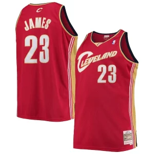 Maravilloso Robusto LeBron James Cleveland Cavaliers 2003/04 Big & Tall Hardwood Classics Swingman Jersey Red