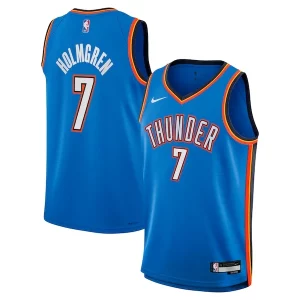 Encantador Perfecto Único Chet Holmgren Oklahoma City Thunder Nike Youth Swingman Jersey Icon Edition Blue