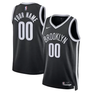 Atractivo Práctico Brooklyn Nets Nike Unisex Swingman Custom Jersey Black Icon Edition
