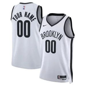 Atractivo Genial Duradero Brooklyn Nets Nike Unisex Swingman Custom Jersey White Association Edition