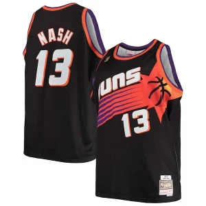 Práctico Fácil de llevar Magnífico Steve Nash Phoenix Suns 1996/97 Big & Tall Hardwood Classics Swingman Jersey Black/White