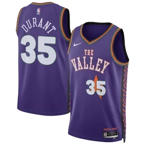 Atractivo Kevin Durant Phoenix Suns Nike Unisex 2024/25 Swingman Player Jersey City Edition Purple