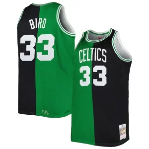 Bonito Único Exquisito Larry Bird Boston Celtics Big & Tall Hardwood Classics 1985/86 Split Swingman Jersey Kelly Green/Black