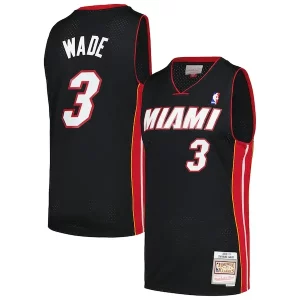 Hermoso Maravilloso Dwyane Wade Miami Heat 2012/13 Hardwood Classics Swingman Jersey Black