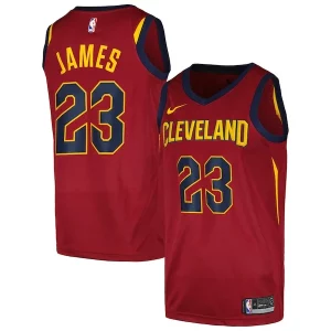 Resistente Magnífico LeBron James Cleveland Cavaliers Nike Swingman Player Jersey Icon Edition Wine