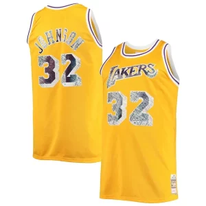 Encantador Magic Johnson Los Angeles Lakers Big & Tall 1984/85 NBA 75th Anniversary Diamond Swingman Jersey Gold