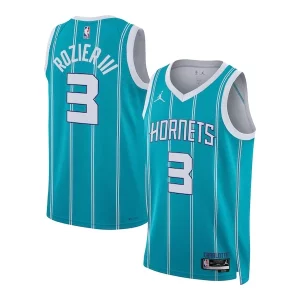 Fácil de llevar Terry Rozier Charlotte Hornets Jordan Brand Unisex Swingman Jersey Icon Edition Teal