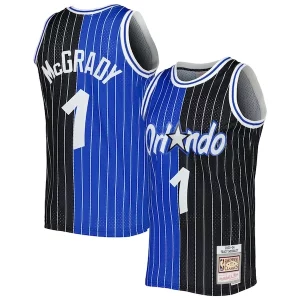Chulo Bonito Tracy McGrady Orlando Magic Hardwood Classics 2003/04 Split Swingman Jersey Blue/Black