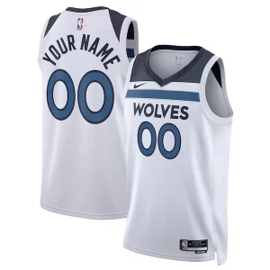 Maravilloso Versátil Ideal Minnesota Timberwolves Nike Unisex Swingman Custom Jersey White Association Edition