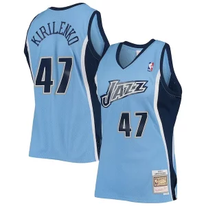 Sofisticado Duradero Andrei Kirilenko Utah Jazz 2009/10 Hardwood Classics Swingman Jersey Powder Blue