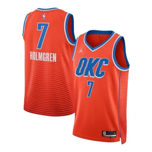 Encantador Bonito Chet Holmgren Oklahoma City Thunder Jordan Brand Unisex Swingman Jersey Statement Edition Orange