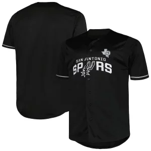 Versátil Increíble Chulo San Antonio Spurs Profile Big & Tall Pop Jersey Black