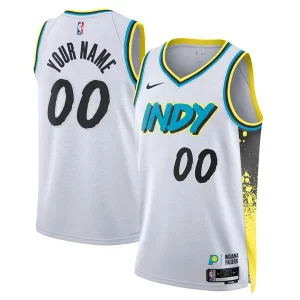 Genial Indiana Pacers Nike Unisex 2024/25 Custom Swingman Jersey City Edition White