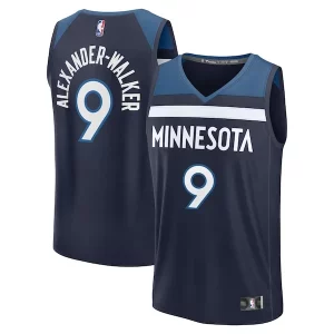 Exquisito Genial Comodo Nickeil Alexander Walker Minnesota Timberwolves Fast Break Replica Player Jersey Icon Edition Navy