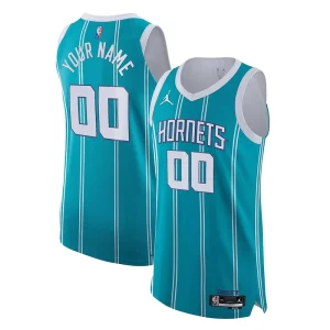 Magnífico Increíble Elegante Charlotte Hornets Nike 2021/22 Diamond Swingman Authentic Custom Jersey Icon Edition Teal