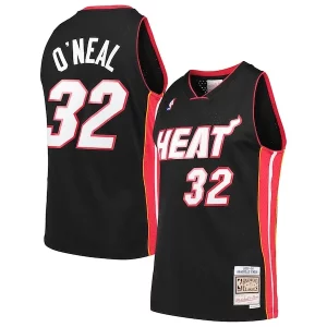 Elegante Duradero Shaquille O'Neal Miami Heat Hardwood Classics Swingman Jersey Black