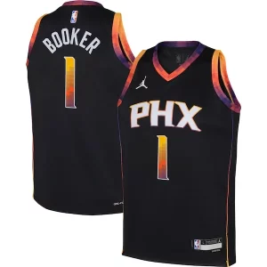 Robusto Maravilloso Devin Booker Phoenix Suns Jordan Brand Youth Swingman Jersey Statement Edition Black