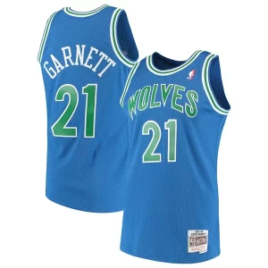 Hermoso Chulo Kevin Garnett Minnesota Timberwolves 1995/96 Hardwood Classics Swingman Jersey Blue