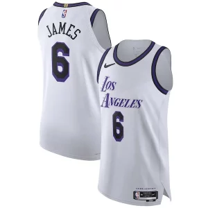 Sofisticado Robusto Único LeBron James Los Angeles Lakers Nike 2022/23 Authentic Jersey City Edition White