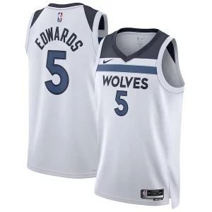 Elegante Práctico Anthony Edwards Minnesota Timberwolves Nike Unisex Swingman Jersey Association Edition White