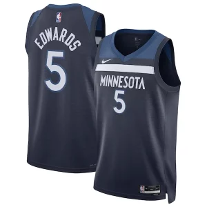 Fantástico Anthony Edwards Minnesota Timberwolves Nike Unisex Swingman Jersey Icon Edition Navy