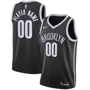 Clásico Perfecto Brooklyn Nets Nike 2020/21 Swingman Custom Jersey Icon Edition Black