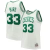 Sofisticado Larry Bird Boston Celtics Hardwood Classics 1985/86 Swingman Jersey White/Kelly Green