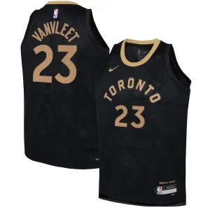 Increíble Fred VanVleet Toronto Raptors Nike Youth 2022/23 Swingman Jersey City Edition Black