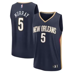 Ideal Magnífico Exquisito Dejounte Murray New Orleans Pelicans Fast Break Replica Player Jersey Icon Edition Navy