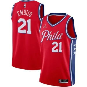 Sofisticado Comodo Ideal Joel Embiid Philadelphia 76ers Jordan Brand 2020/21 Swingman Jersey Statement Edition Red