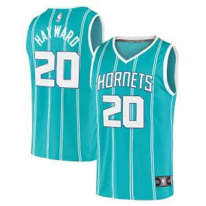 Resistente Increíble Gordon Hayward Charlotte Hornets 2020/21 Fast Break Replica Player Jersey Teal Icon Edition