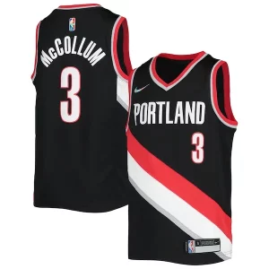 Clásico Hermoso Bonito C.J. McCollum Portland Trail Blazers Nike Youth 2021/22 Diamond Swingman Jersey Icon Edition Black