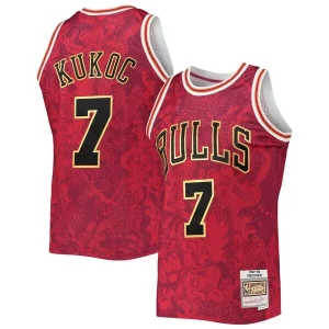 Delicioso Maravilloso Toni Kukoc Chicago Bulls Hardwood Classics 1997/98 Lunar New Year Swingman Jersey Red