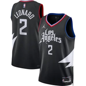 Genial Fantástico Elegante Kawhi Leonard LA Clippers Jordan Brand Unisex Swingman Jersey Statement Edition Black