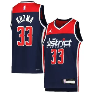 Sofisticado Lujoso Kyle Kuzma Washington Wizards Jordan Brand Youth Swingman Jersey Statement Edition Navy