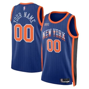 Robusto Hermoso Exquisito New York Knicks Nike Unisex 2023/24 Custom Swingman Jersey Blue City Edition