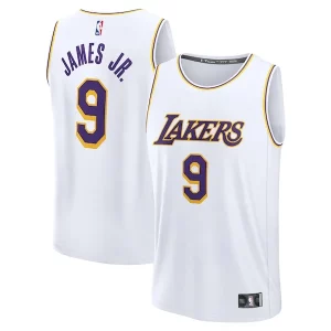 Robusto Exquisito Duradero Bronny James Los Angeles Lakers Fast Break Replica Player Jersey Association Edition White