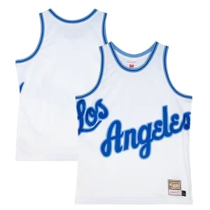 Atractivo Los Angeles Lakers Hardwood Classics Blown Out Fashion Jersey White