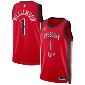 Práctico Exquisito Fantástico Zion Williamson New Orleans Pelicans Jordan Brand Unisex Swingman Jersey Statement Edition Red