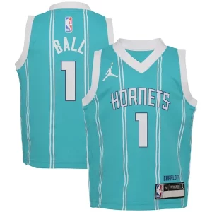 Moderno Chulo Exquisito LaMelo Ball Charlotte Hornets Jordan Brand Preschool Swingman Player Jersey Icon Edition Teal
