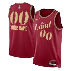 Práctico Versátil Cleveland Cavaliers Nike Unisex 2023/24 Custom Swingman Jersey Wine City Edition